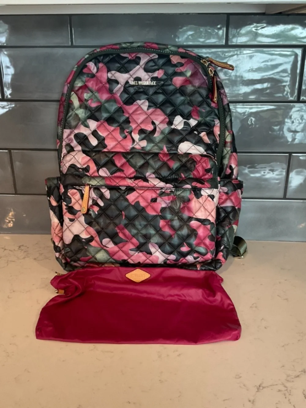 MZ Wallace Dahlia Camo Metro Backpack